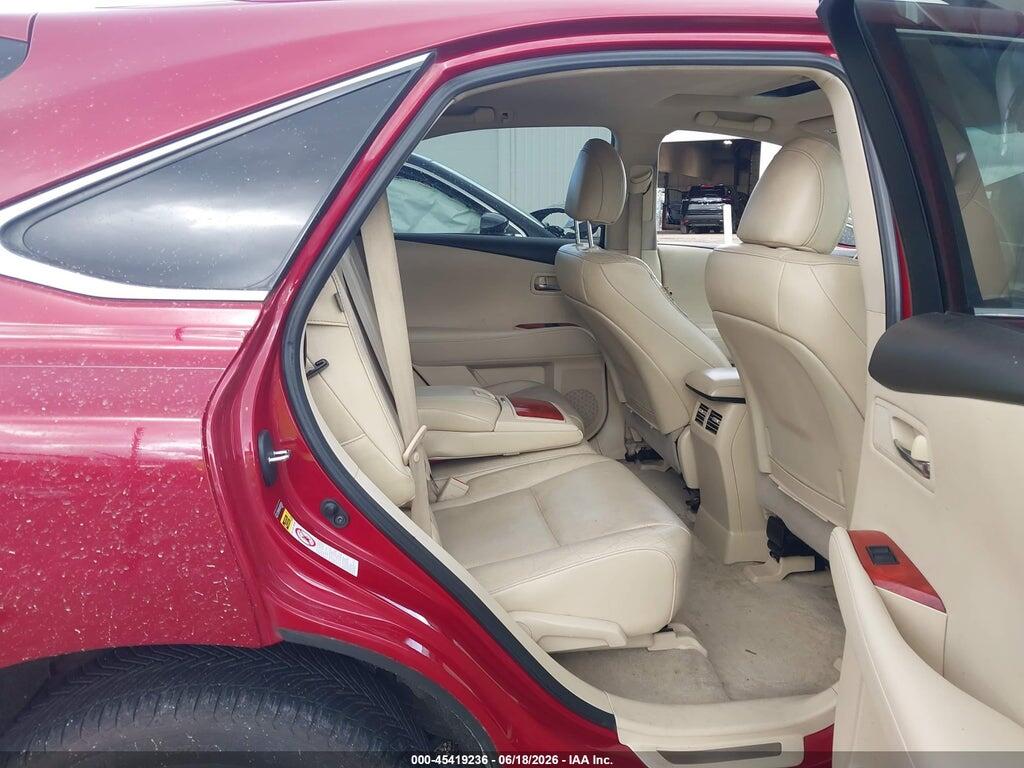 2T2BK1BA2AC030618 2010 LEXUS RX 350 photo no. 8