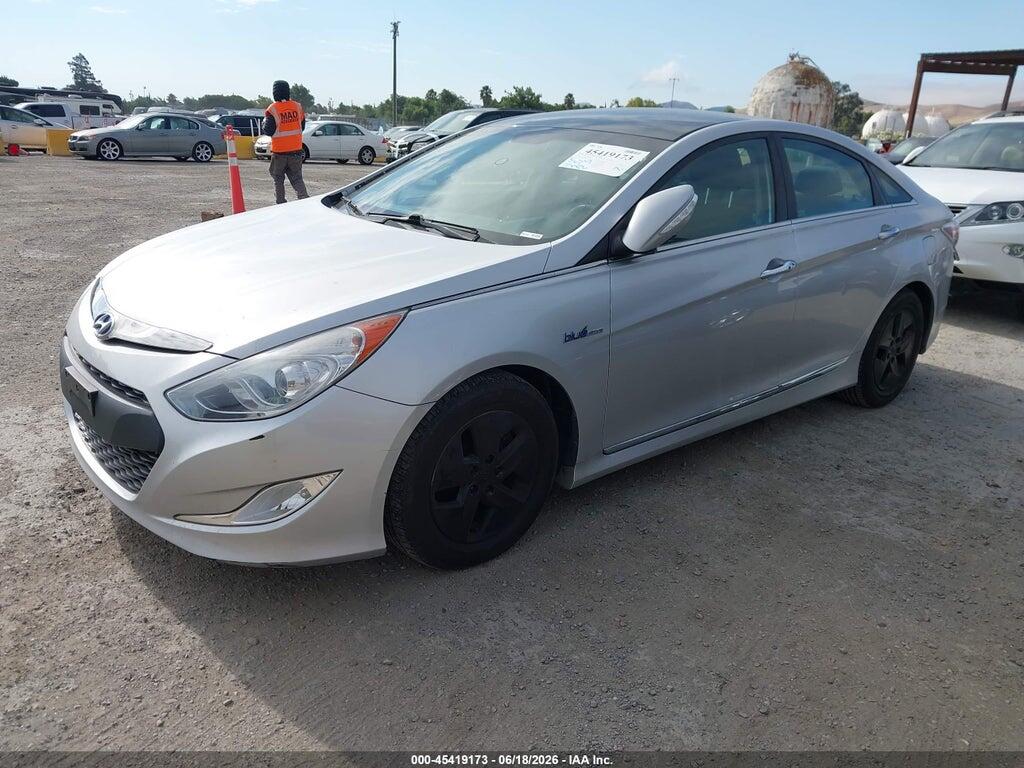 KMHEC4A43CA024521 2012 HYUNDAI SONATA HYBRID photo no. 2