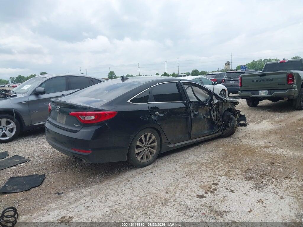 5NPE34AF8FH043486 2015 HYUNDAI SONATA photo no. 4