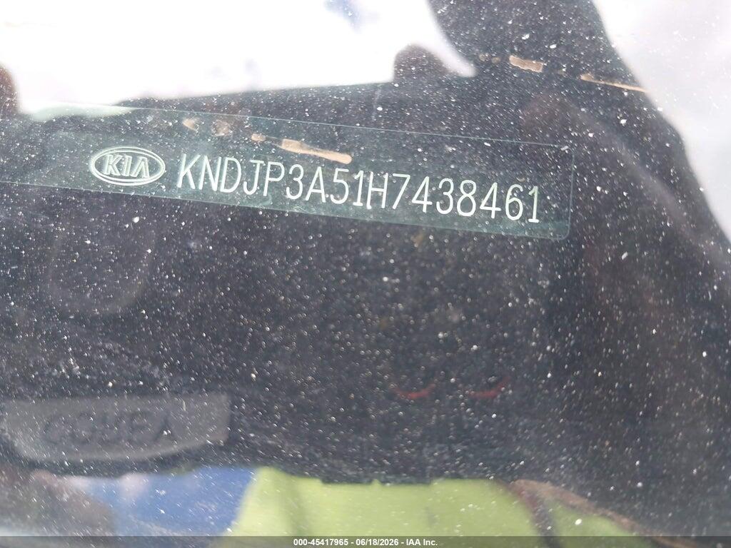 KNDJP3A51H7438461 2017 KIA SOUL photo no. 9