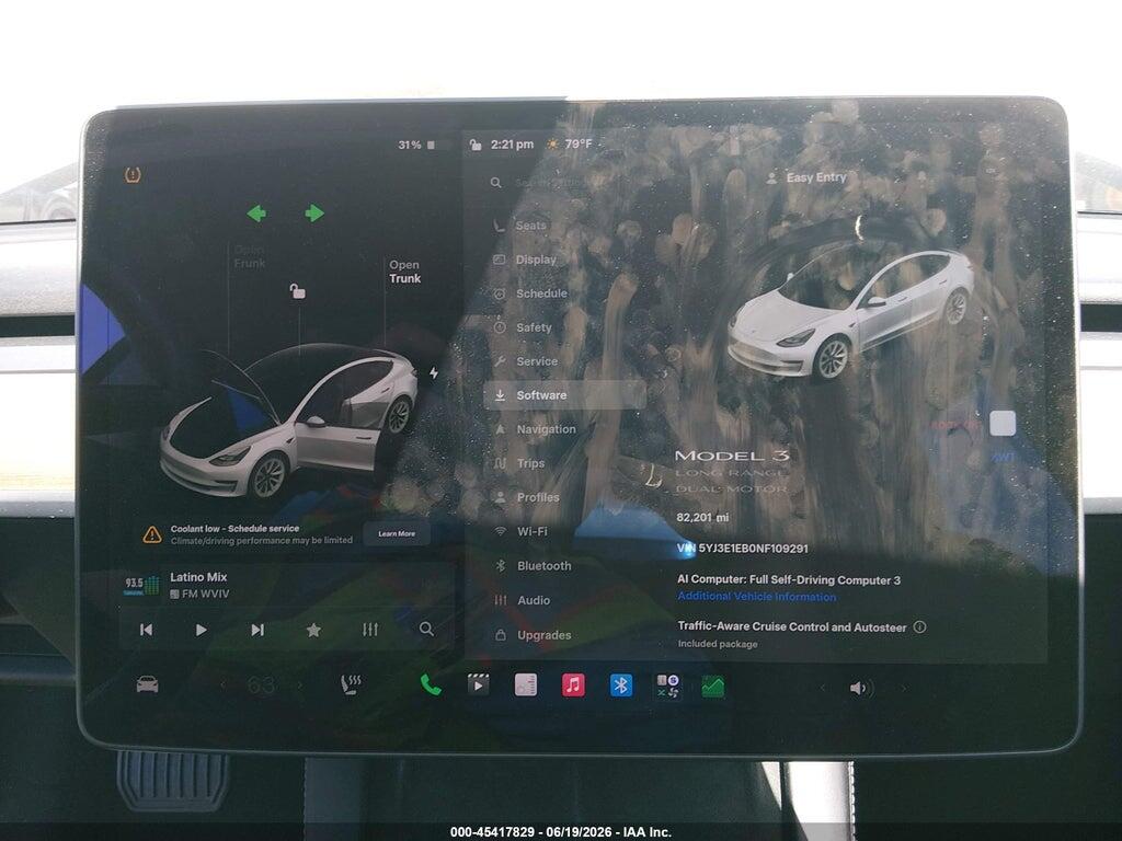 5YJ3E1EB0NF109291 2022 TESLA MODEL 3 photo no. 7
