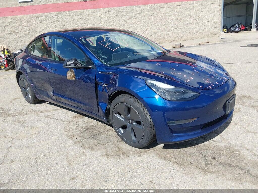 5YJ3E1EB8NF159324 2022 TESLA MODEL 3 photo no. 1
