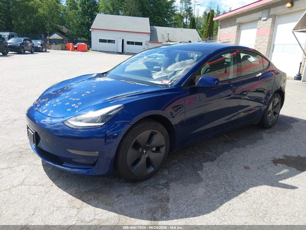 5YJ3E1EB8NF159324 2022 TESLA MODEL 3 photo no. 2