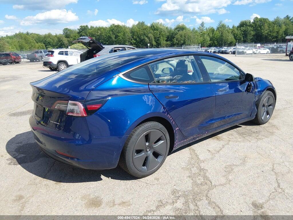 5YJ3E1EB8NF159324 2022 TESLA MODEL 3 photo no. 4