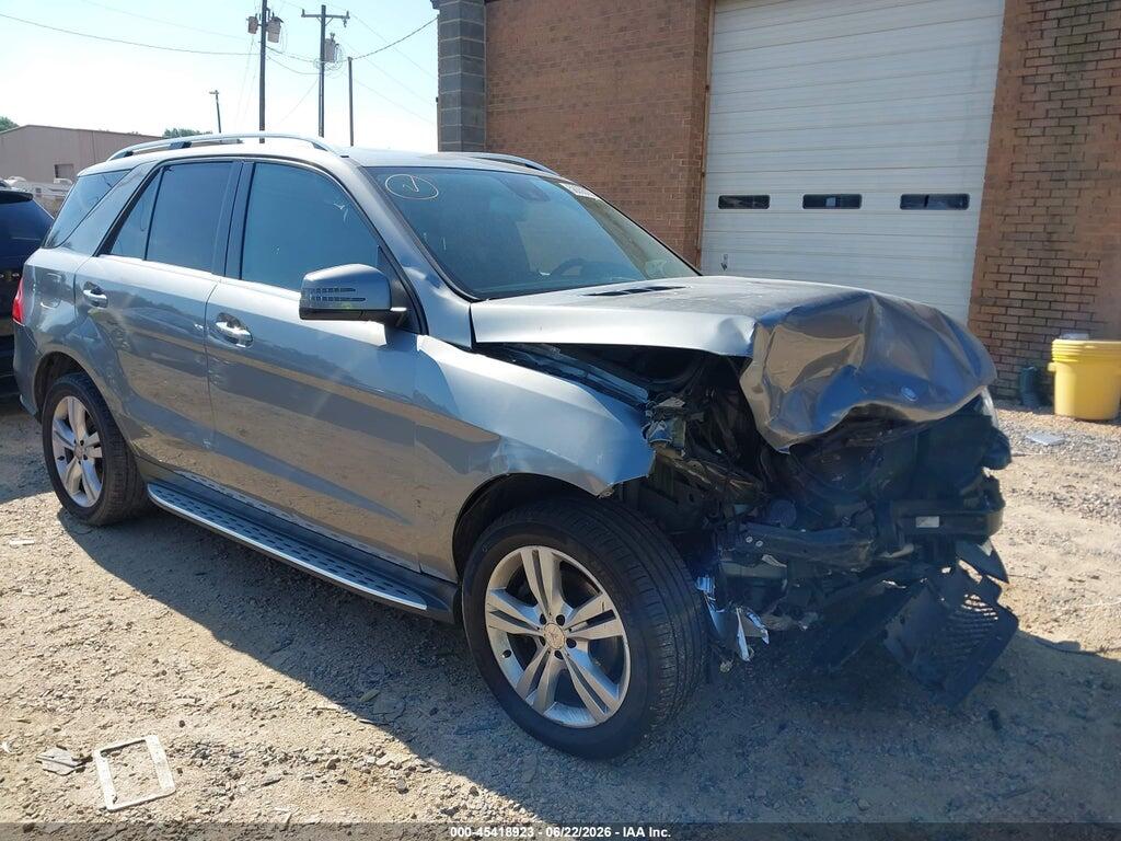 4JGDA5HB2FA587513 2015 MERCEDES-BENZ ML 350 photo no. 1