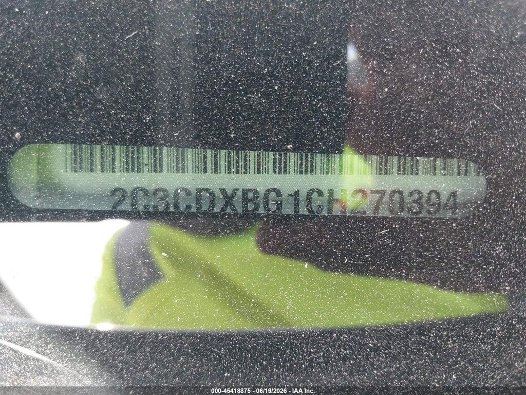 2C3CDXBG1CH270394 2012 DODGE CHARGER photo no. 9