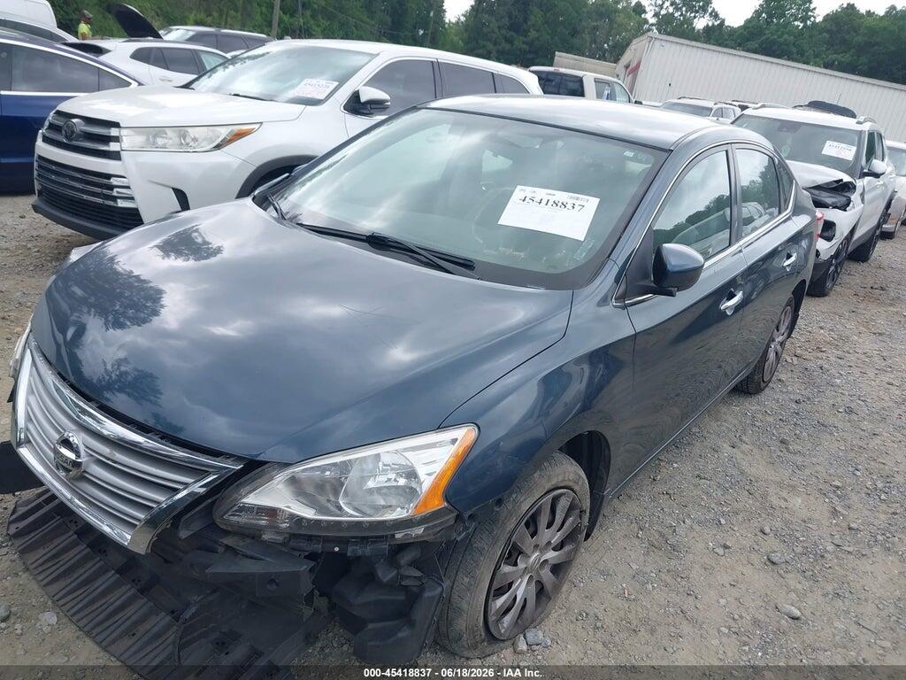 3N1AB7AP2EL620607 2014 NISSAN SENTRA photo no. 2