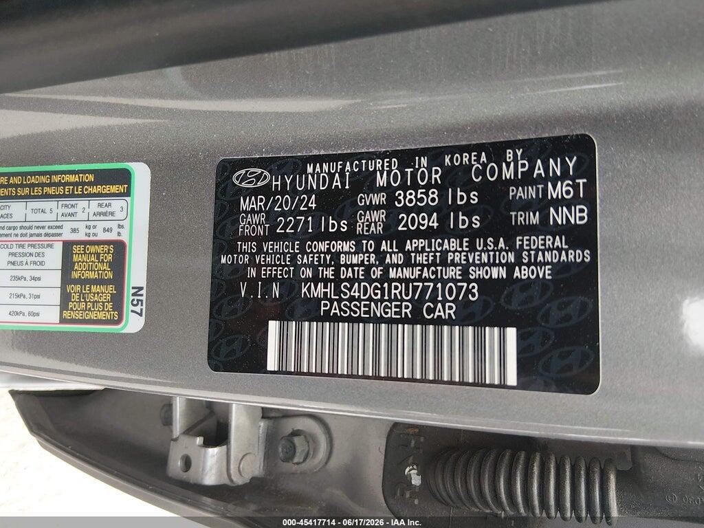 KMHLS4DG1RU771073 2024 HYUNDAI ELANTRA photo no. 9