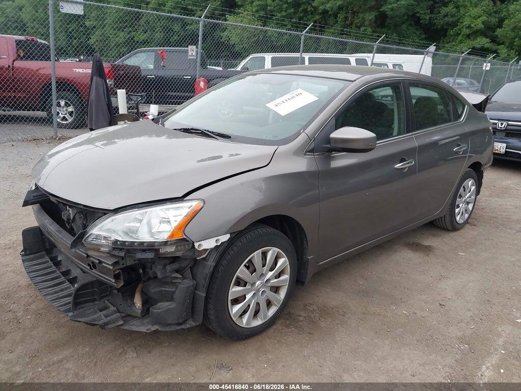 3N1AB7AP9FL671569 2015 NISSAN SENTRA photo no. 2