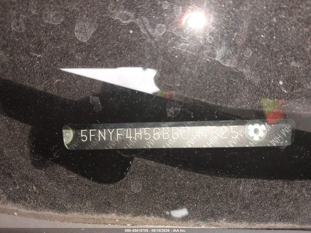 5FNYF4H56BB044825 2011 HONDA PILOT photo no. 9