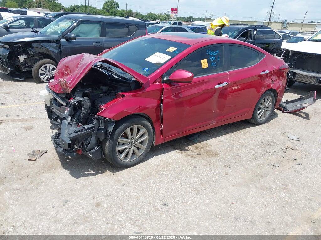 KMHDH4AE6FU354050 2015 HYUNDAI ELANTRA photo no. 2