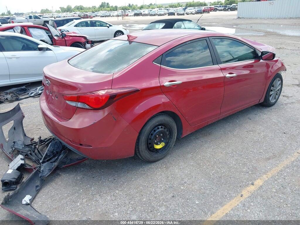 KMHDH4AE6FU354050 2015 HYUNDAI ELANTRA photo no. 4