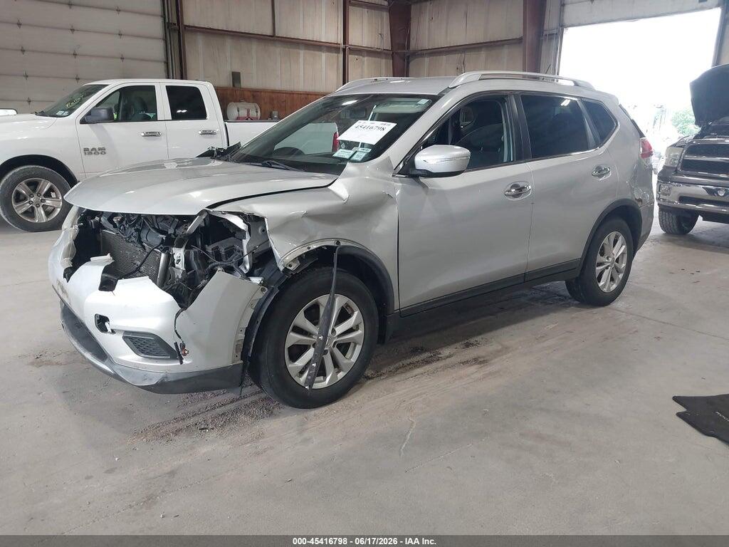 KNMAT2MV9FP525961 2015 NISSAN ROGUE photo no. 2