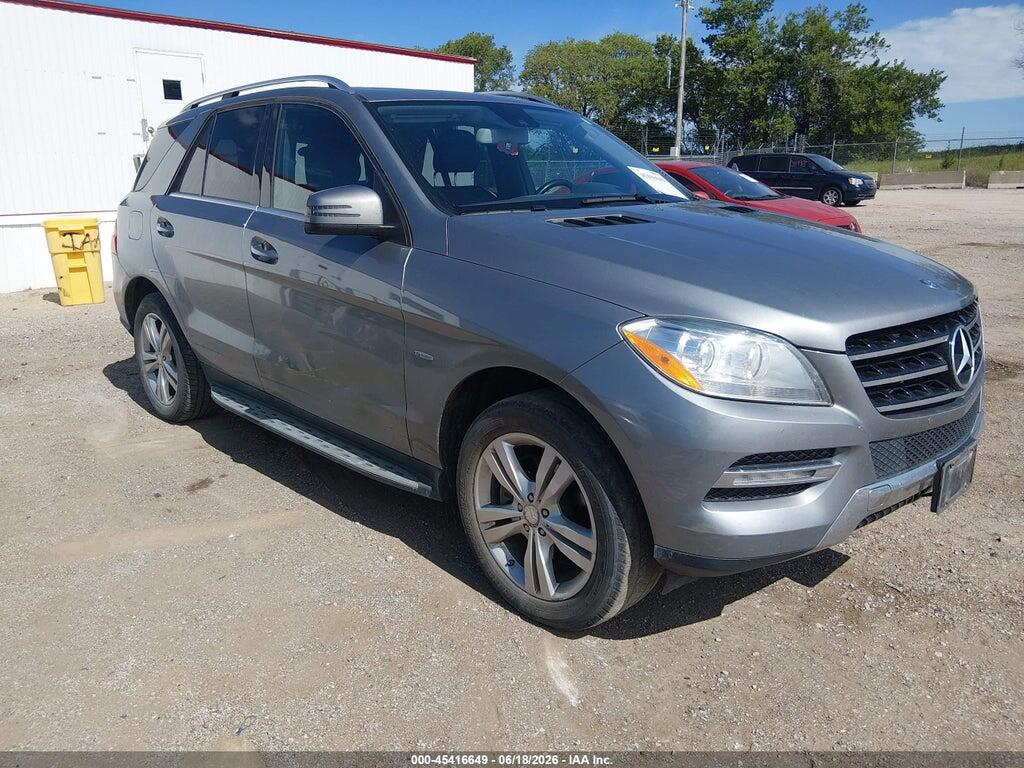 4JGDA5HB1CA018003 2012 MERCEDES-BENZ ML 350 photo no. 1