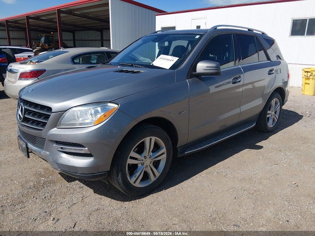4JGDA5HB1CA018003 2012 MERCEDES-BENZ ML 350 photo no. 2
