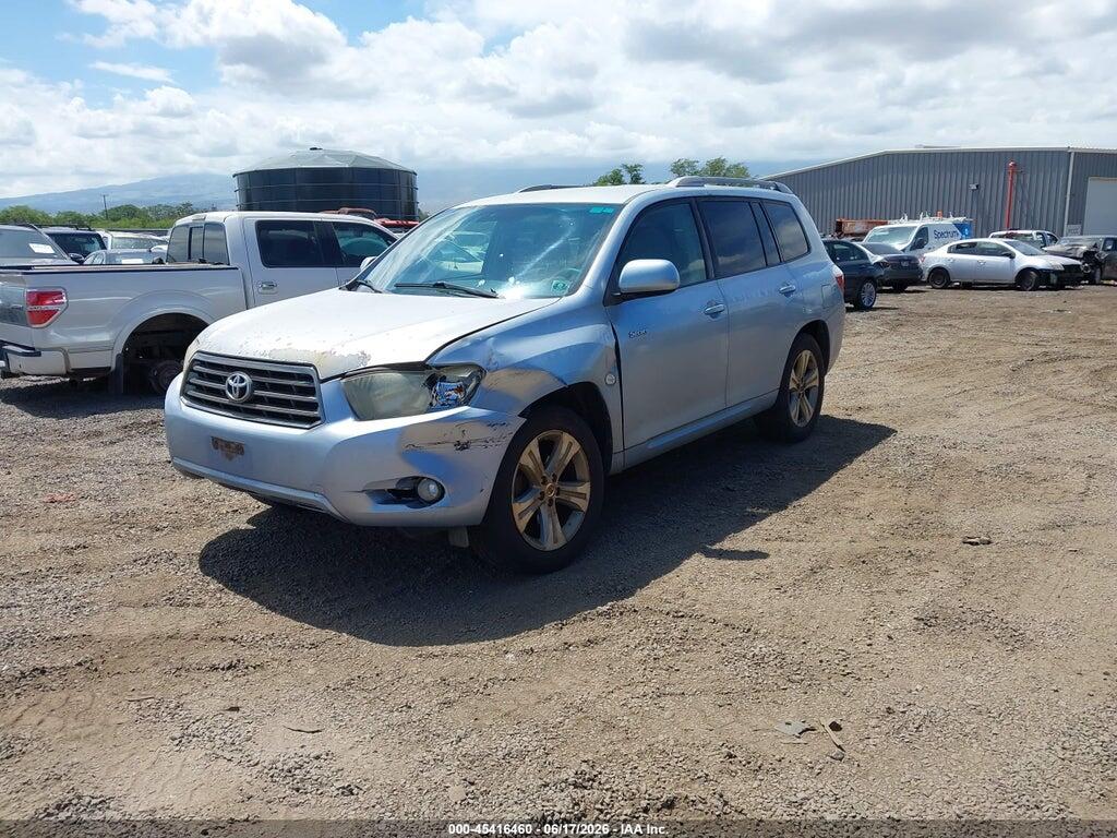 JTEDS43A282024321 2008 TOYOTA HIGHLANDER photo no. 2