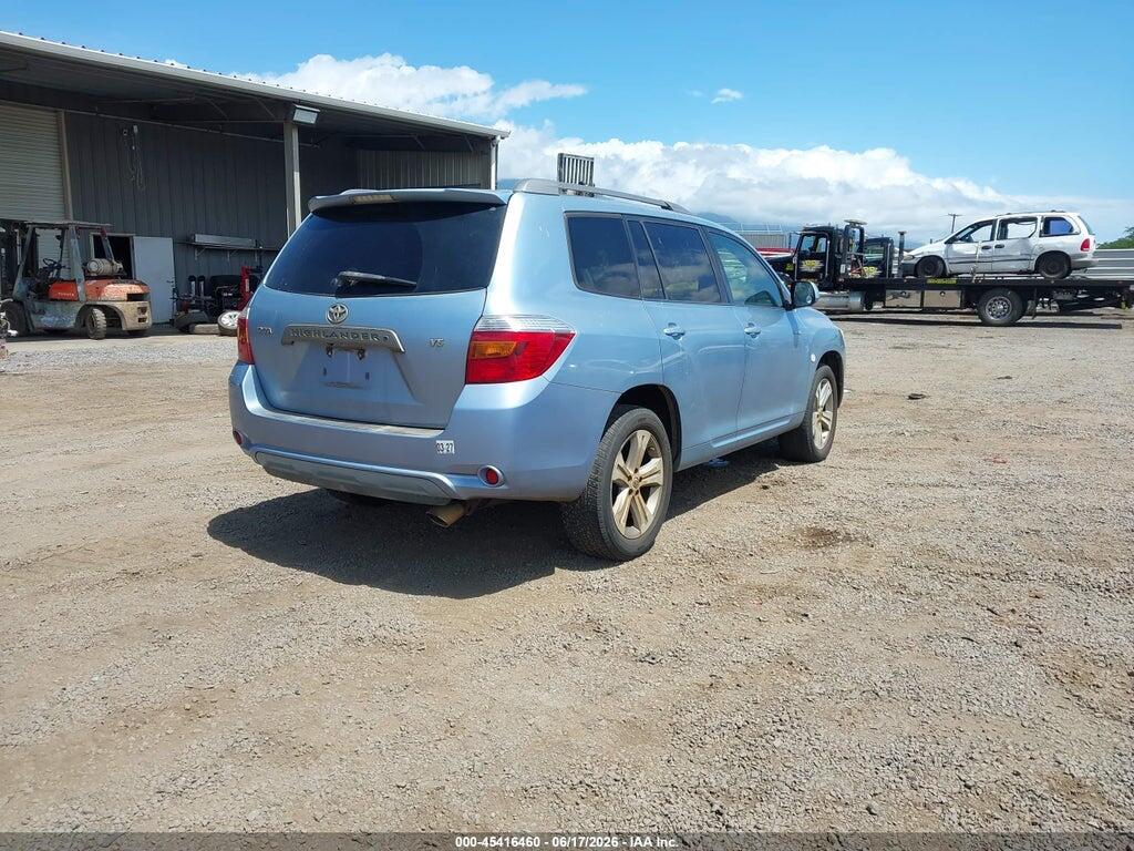 JTEDS43A282024321 2008 TOYOTA HIGHLANDER photo no. 4