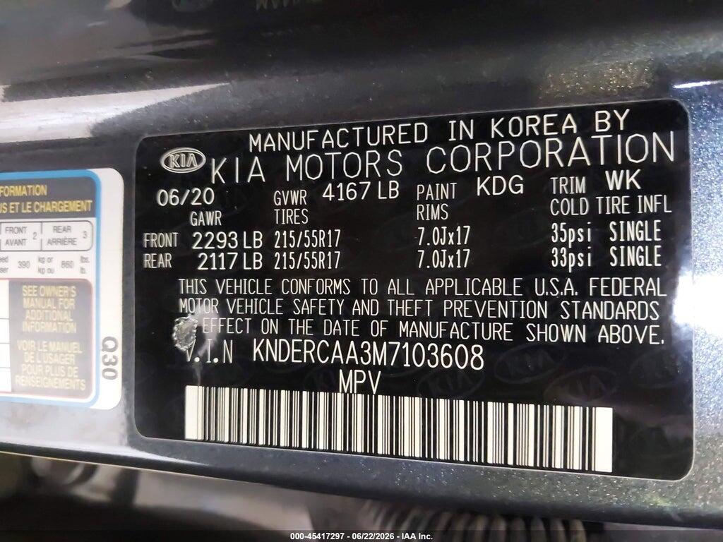 KNDERCAA3M7103608 2021 KIA SELTOS photo no. 9