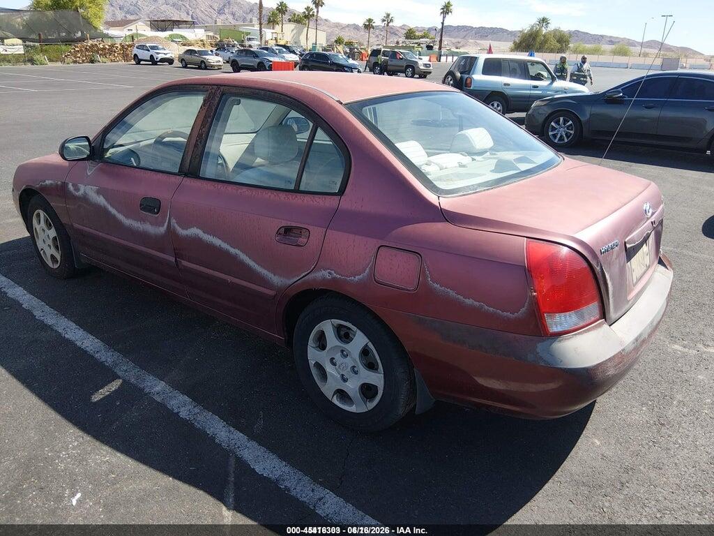 KMHDN45D42U253271 2002 HYUNDAI ELANTRA photo no. 3