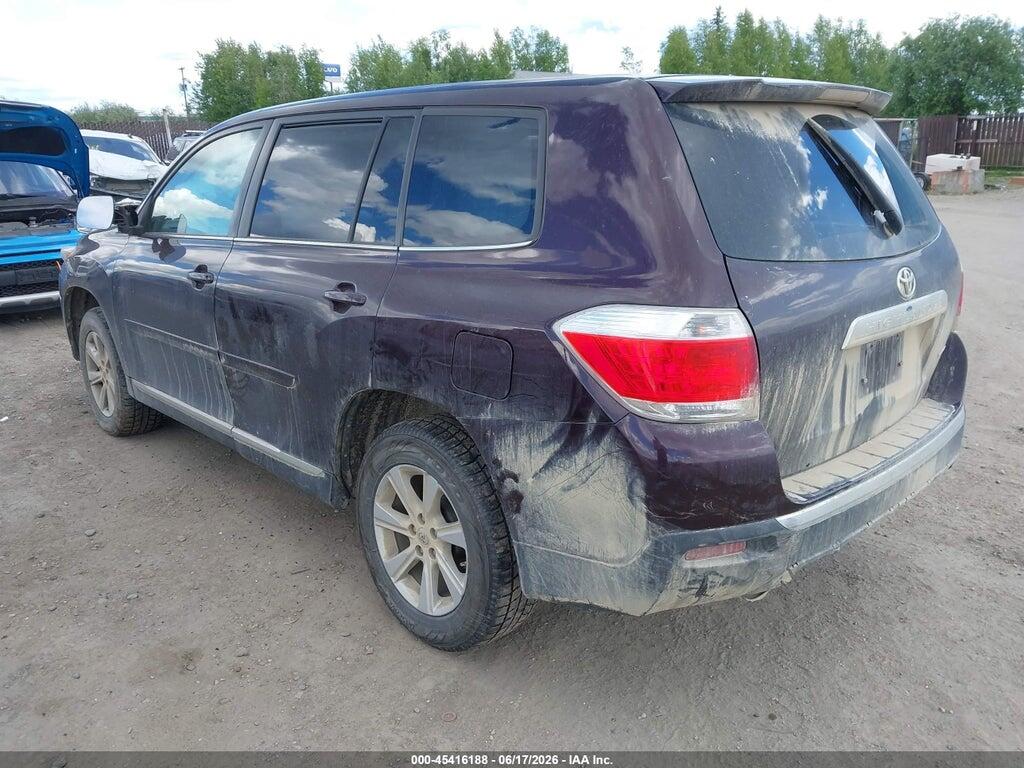 5TDBK3EH5DS205626 2013 TOYOTA HIGHLANDER photo no. 3