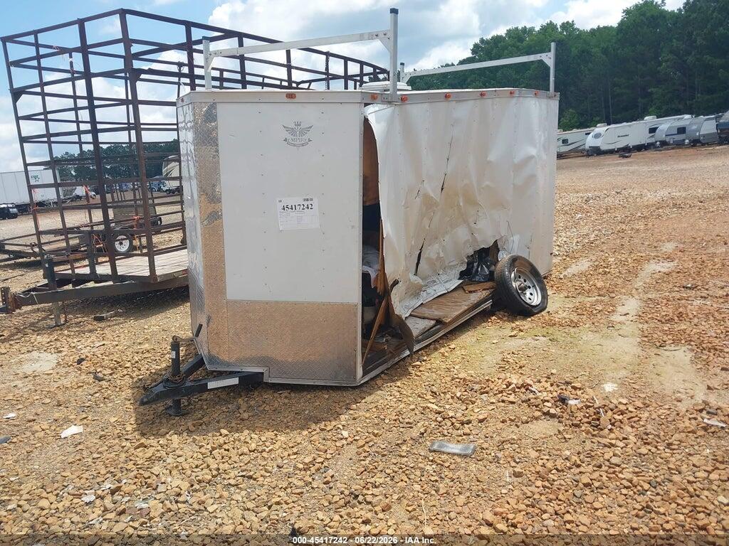 7F81E1213KD007610 2019 EMPIRE 6X12 ENCLOSED UTILITY TRA photo no. 2