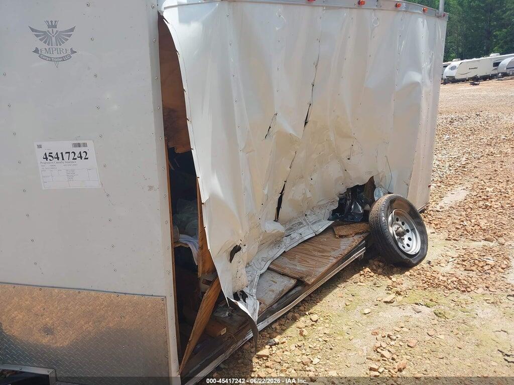7F81E1213KD007610 2019 EMPIRE 6X12 ENCLOSED UTILITY TRA photo no. 6