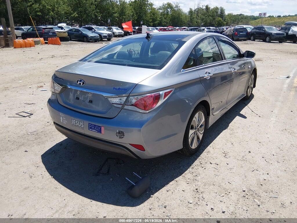 KMHEC4A41FA126422 2015 HYUNDAI SONATA HYBRID photo no. 4