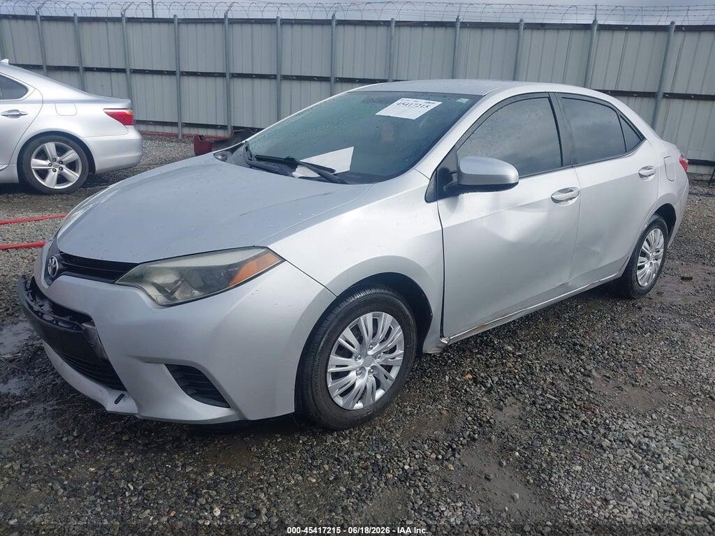 2T1BURHE0FC255179 2015 TOYOTA COROLLA photo no. 2