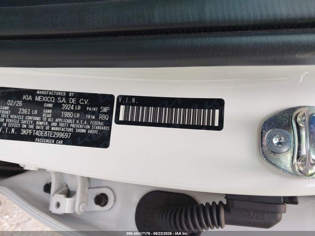 3KPFT4DE8TE299697 2026 KIA K4 photo no. 9