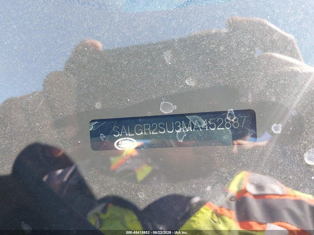 SALGR2SU3MA452887 2021 LAND ROVER RANGE ROVER photo no. 9