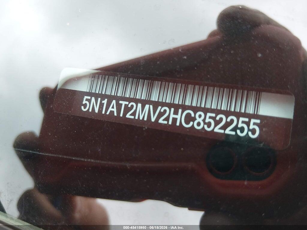 5N1AT2MV2HC852255 2017 NISSAN ROGUE photo no. 9