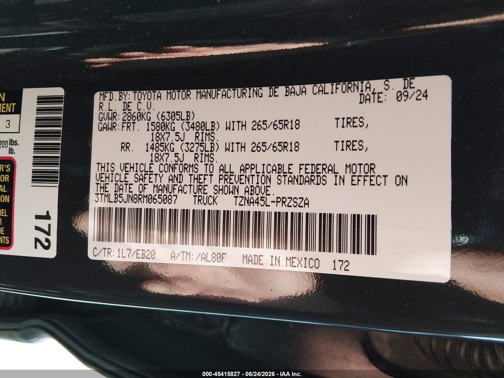 3TMLB5JN8RM065087 2024 TOYOTA TACOMA photo no. 9