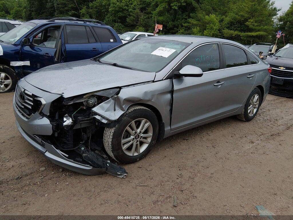 5NPE24AF9FH091209 2015 HYUNDAI SONATA photo no. 2