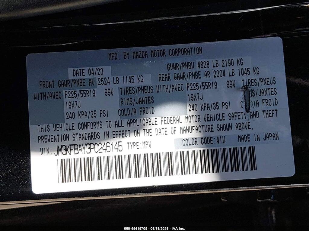 JM3KFBAY3P0246145 2023 MAZDA CX-5 photo no. 9