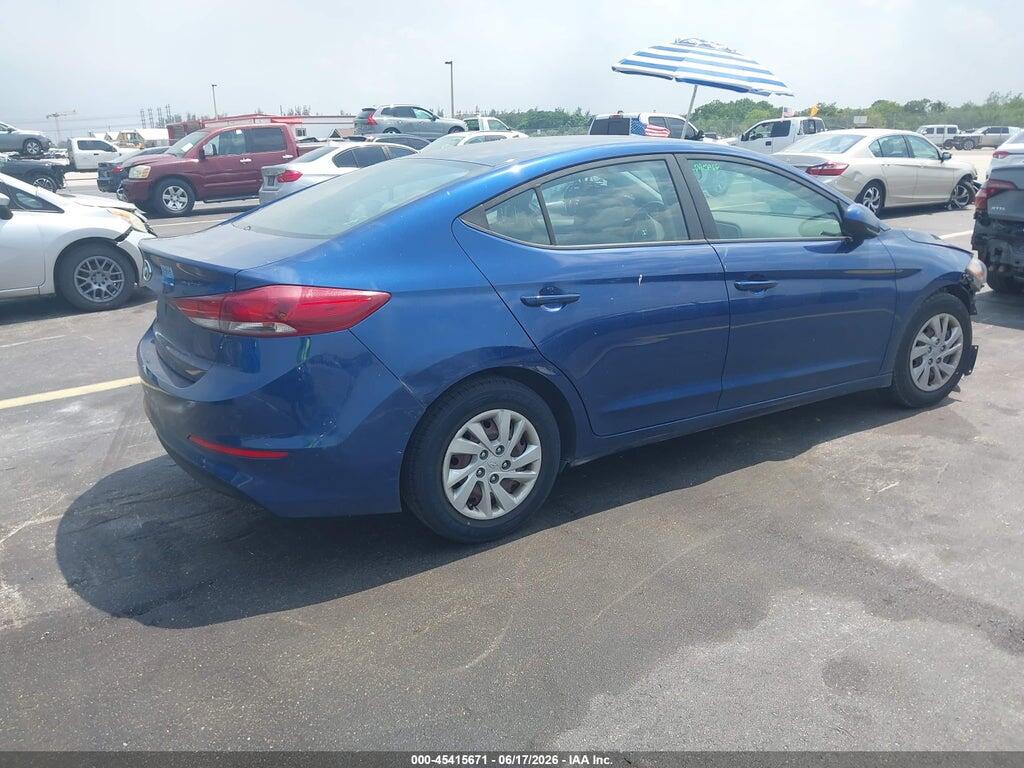 5NPD74LF2JH289360 2018 HYUNDAI ELANTRA photo no. 4