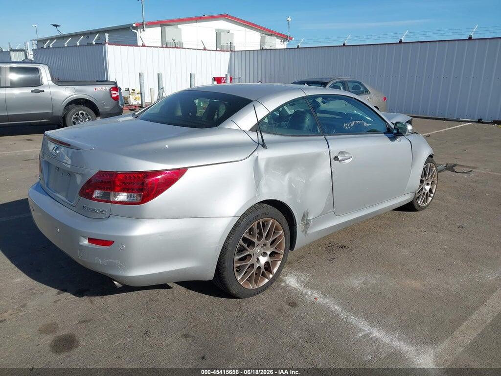 JTHFE2C24A2502325 2010 LEXUS IS 350C photo no. 4