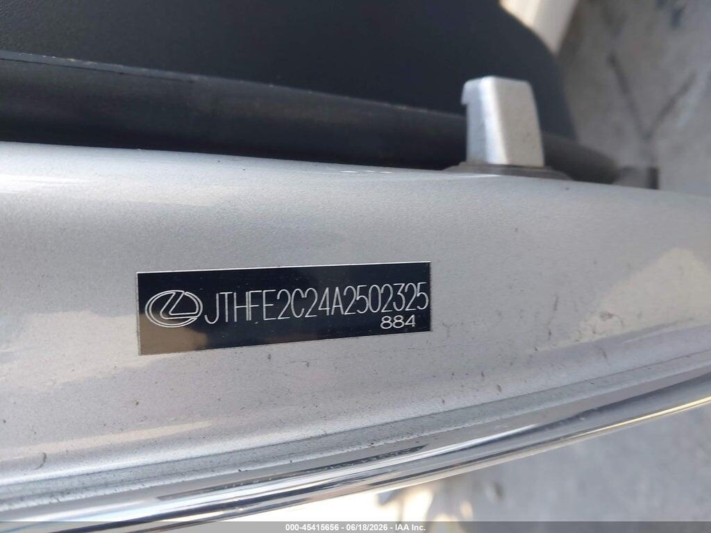 JTHFE2C24A2502325 2010 LEXUS IS 350C photo no. 9
