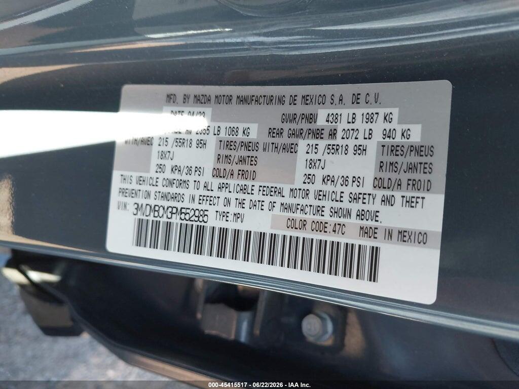 3MVDMBCM3PM552985 2023 MAZDA CX-30 photo no. 9