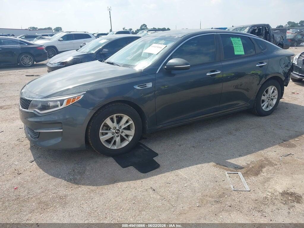 KNAGT4L32G5084397 2016 KIA OPTIMA photo no. 2