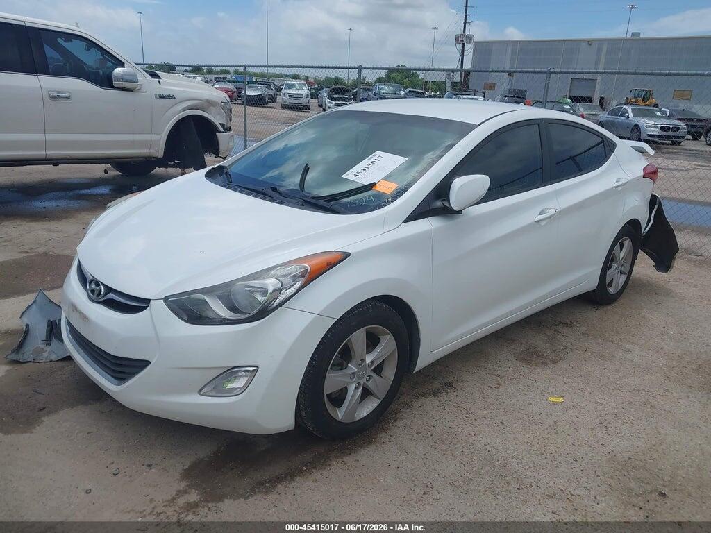 5NPDH4AEXDH227524 2013 HYUNDAI ELANTRA photo no. 2