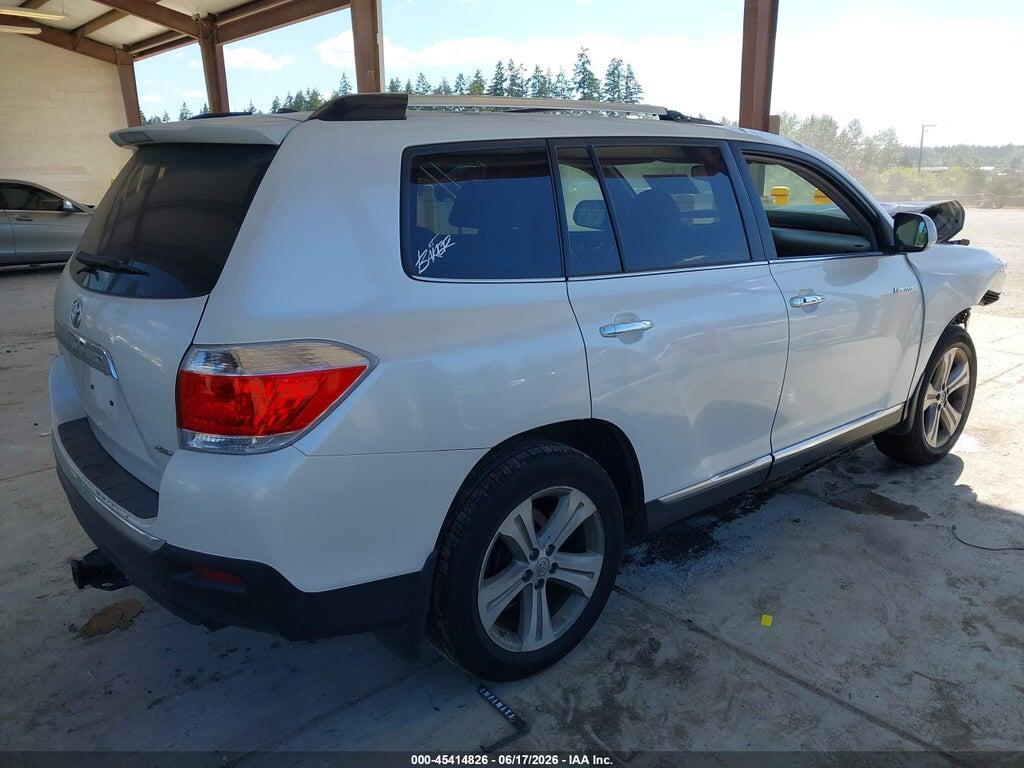 5TDDK3EH4CS163327 2012 TOYOTA HIGHLANDER photo no. 4