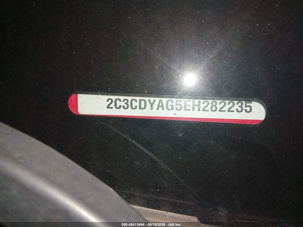 2C3CDYAG5EH282235 2014 DODGE CHALLENGER photo no. 9