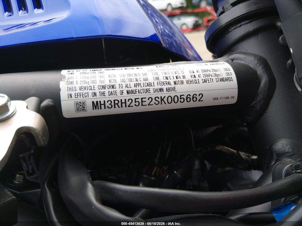 MH3RH25E2SK005662 2025 YAMAHA YFZ320 photo no. 10