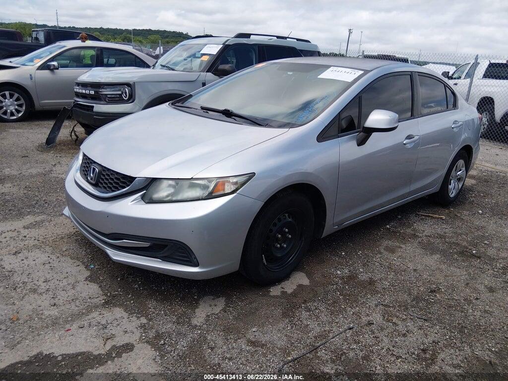 2HGFB2F52DH551262 2013 HONDA CIVIC photo no. 2