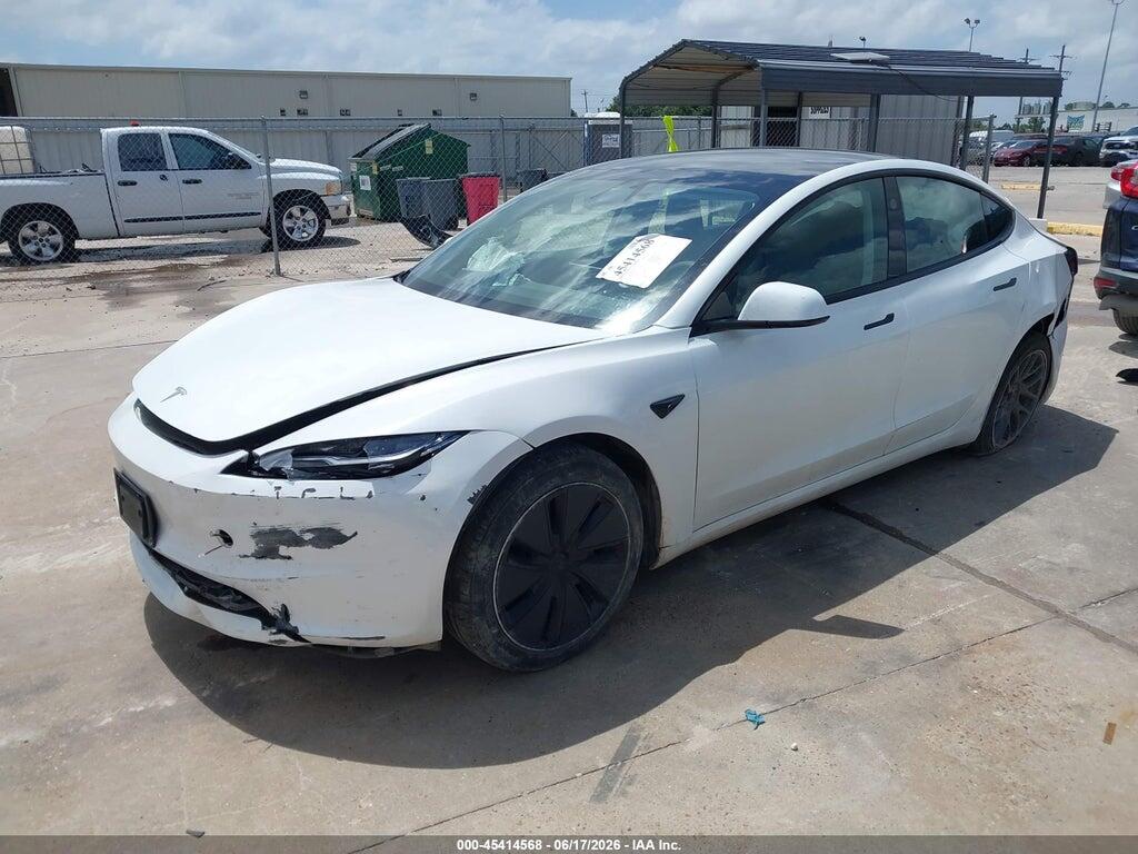 5YJ3E1EA9SF005613 2025 TESLA MODEL 3 photo no. 2