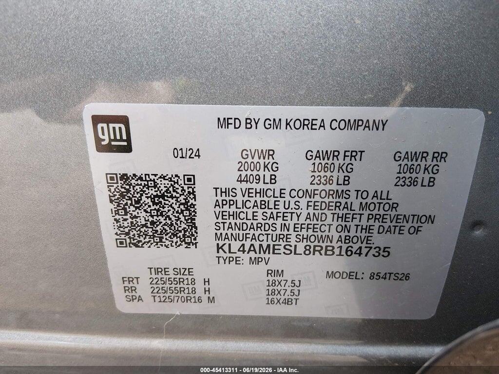 KL4AMESL8RB164735 2024 BUICK ENCORE GX photo no. 9