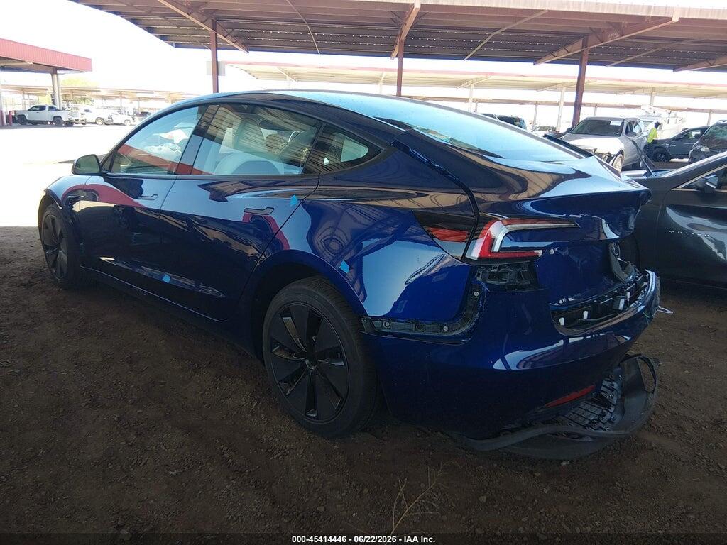 5YJ3E1EA6TF121952 2026 TESLA MODEL 3 photo no. 3