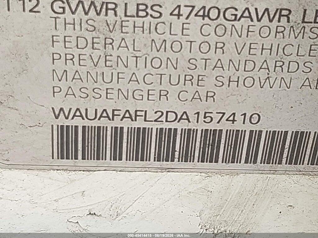 WAUAFAFL2DA157410 2013 AUDI A4 photo no. 9