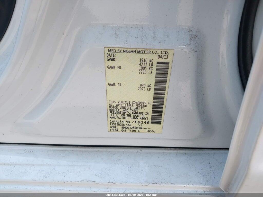 1N4AL3AP7DC269146 2013 NISSAN ALTIMA photo no. 9