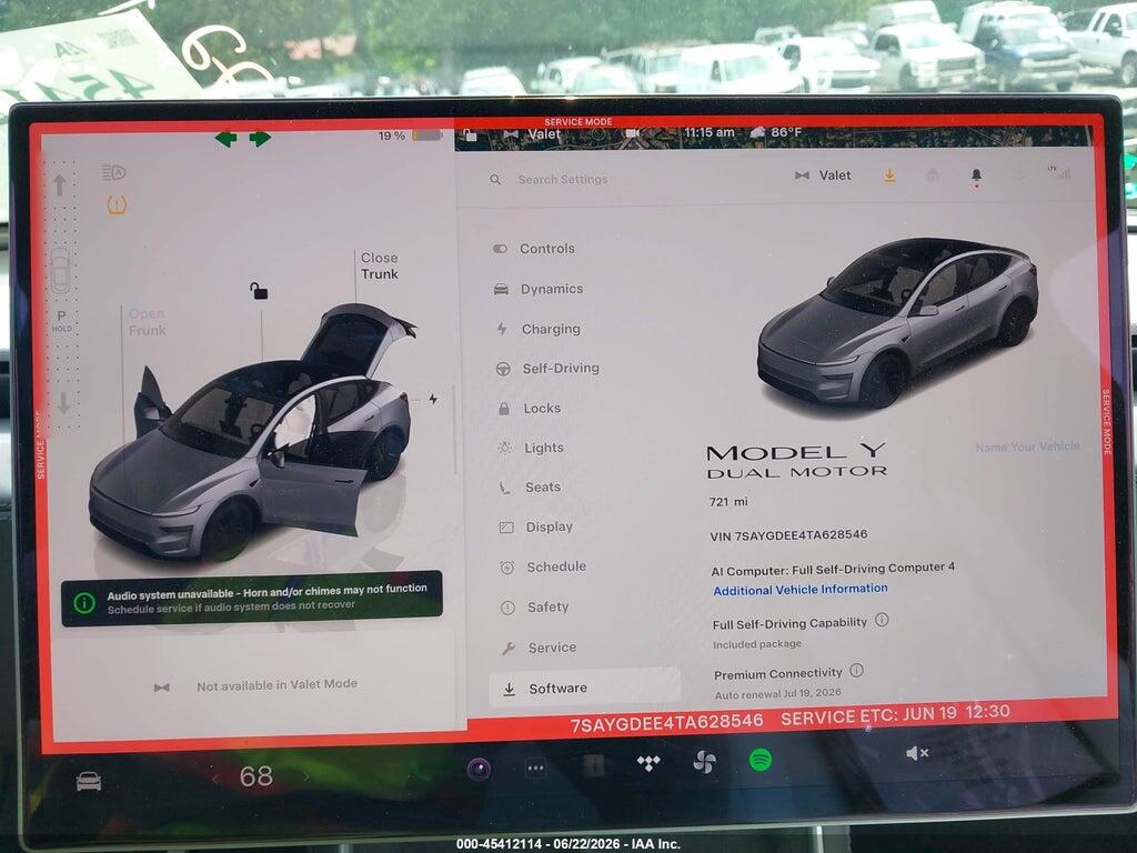 7SAYGDEE4TA628546 2026 TESLA MODEL Y photo no. 7